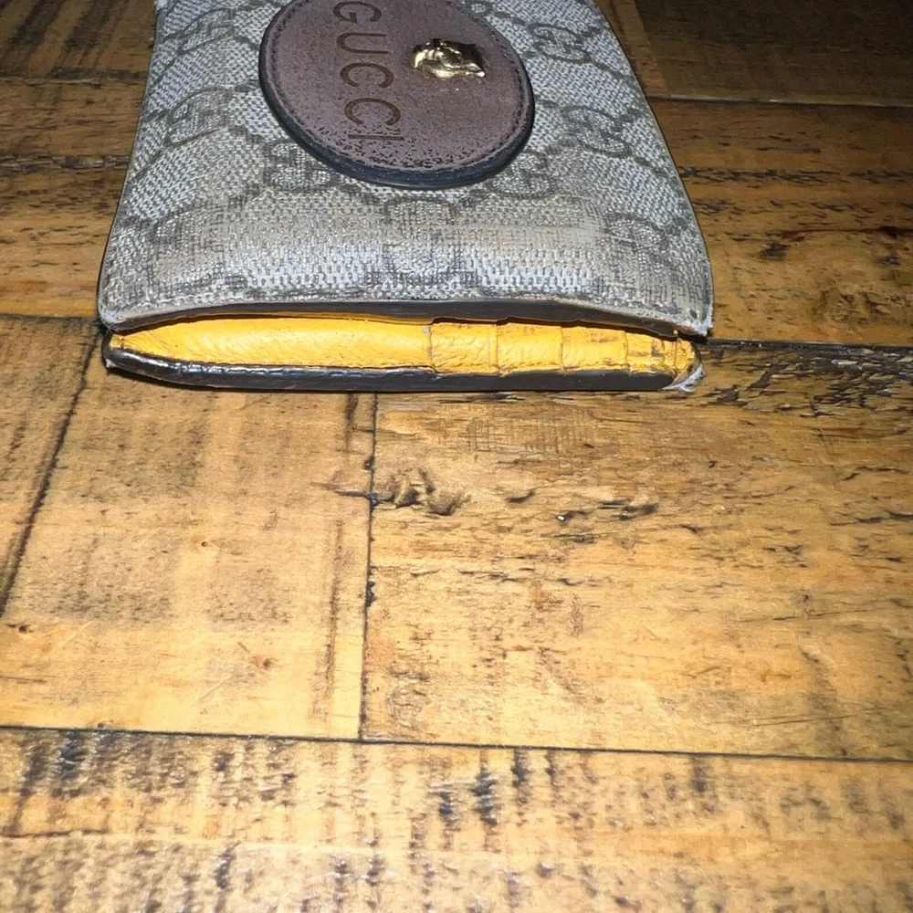 Gucci Feline Bifold Wallet - GG Supreme - Picture 5 of 8